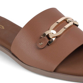 Tresmode Minna Tan Women's Dress Flats