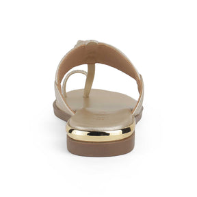 Tresmode Mirko Gold Women's Dress Flats