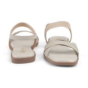 Tresmode Reste Cream Women's Casual Flats