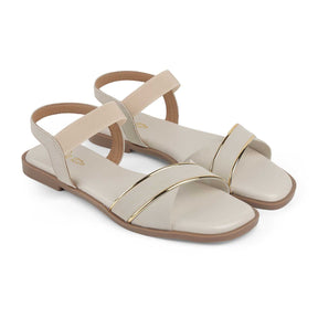 Tresmode Reste Cream Women's Casual Flats