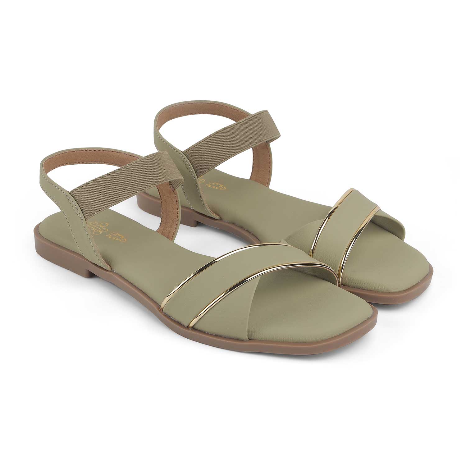 Tresmode Reste Green Women's Casual Flats