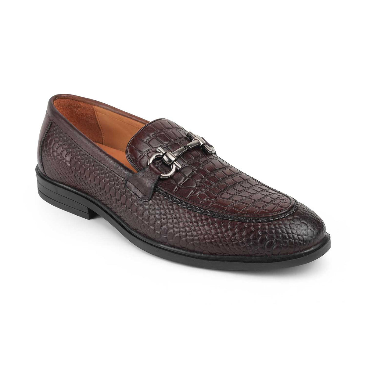 Tresmode Roce Cognac Men's Leather Loafers
