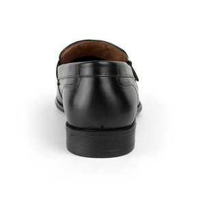 Tresmode Rocky Black Men's Leather Loafers