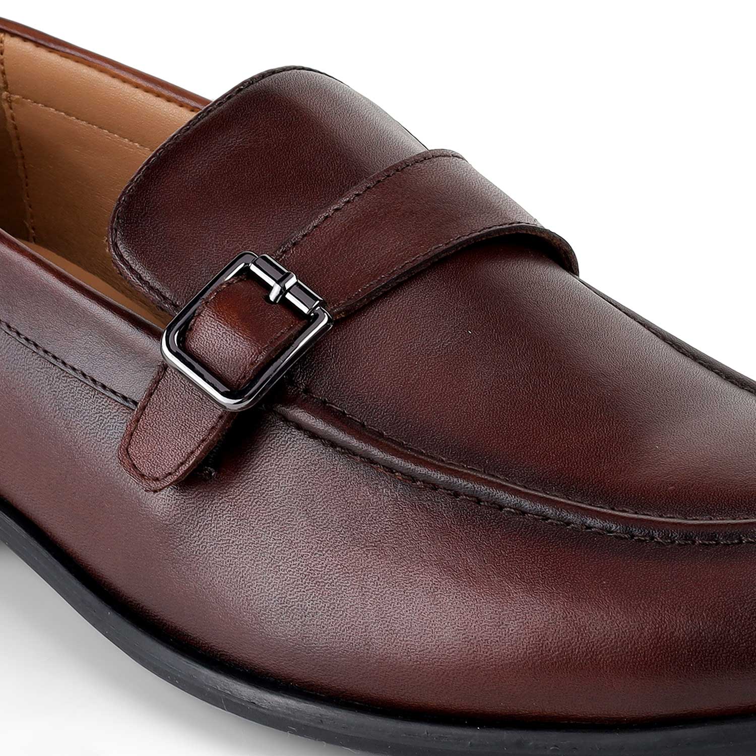 Tresmode Rocky Cognac Men's Leather Loafers