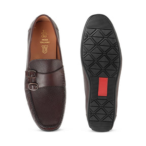Tresmode Rok Cognac Men's Leather Loafers