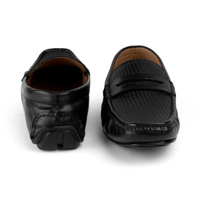 Tresmode Ronak Cognac Men's Leather Penny Loafers