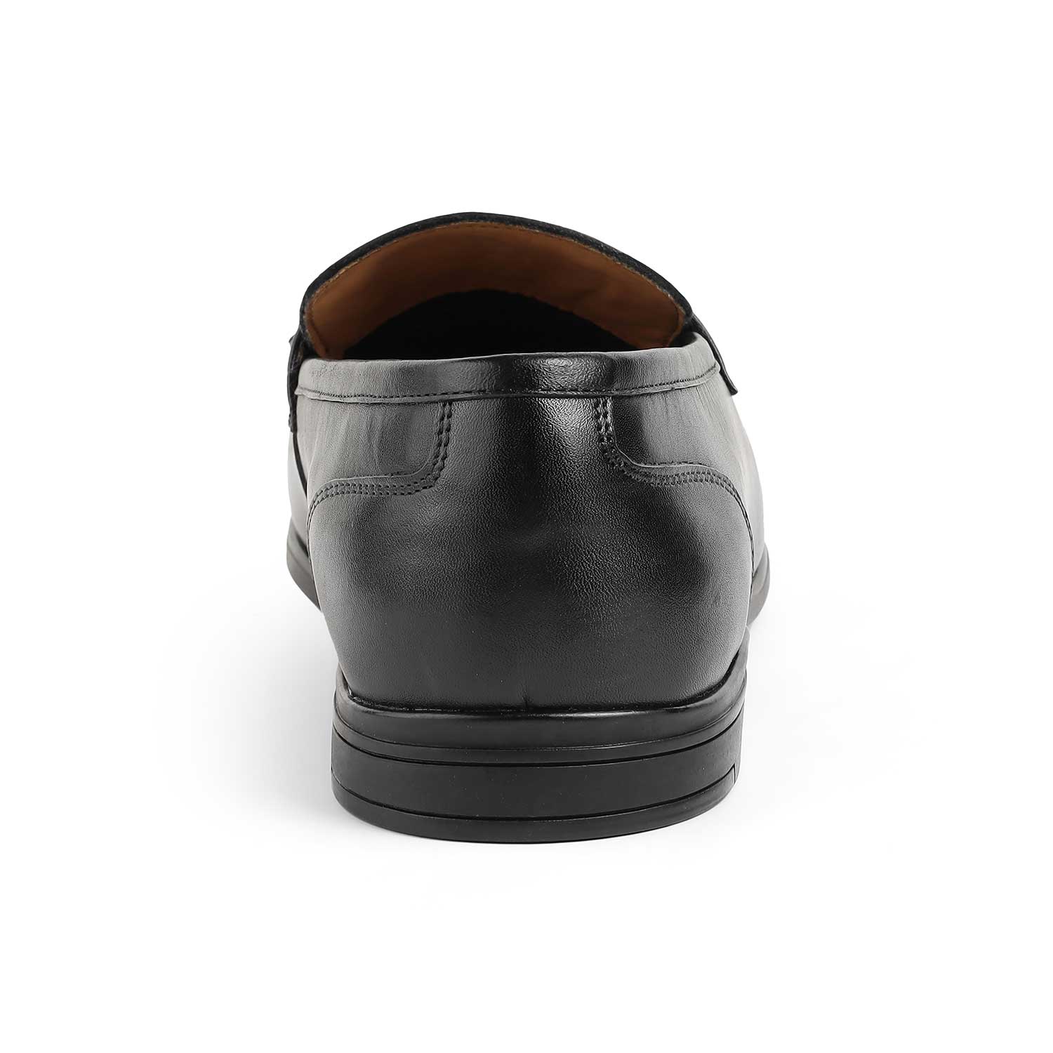 Tresmode Rope Black Men's Leather Loafers