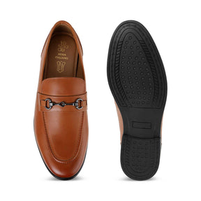 Tresmode Rope Tan Men's Leather Loafers