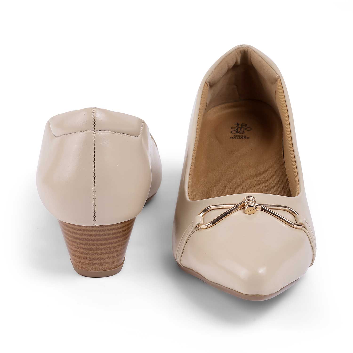 Tresmode Rossfit Beige Women's Pumps
