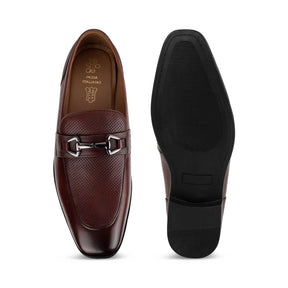 Tresmode Rovan Cognac Men's Leather Loafers