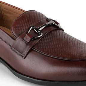 Tresmode Rovan Cognac Men's Leather Loafers