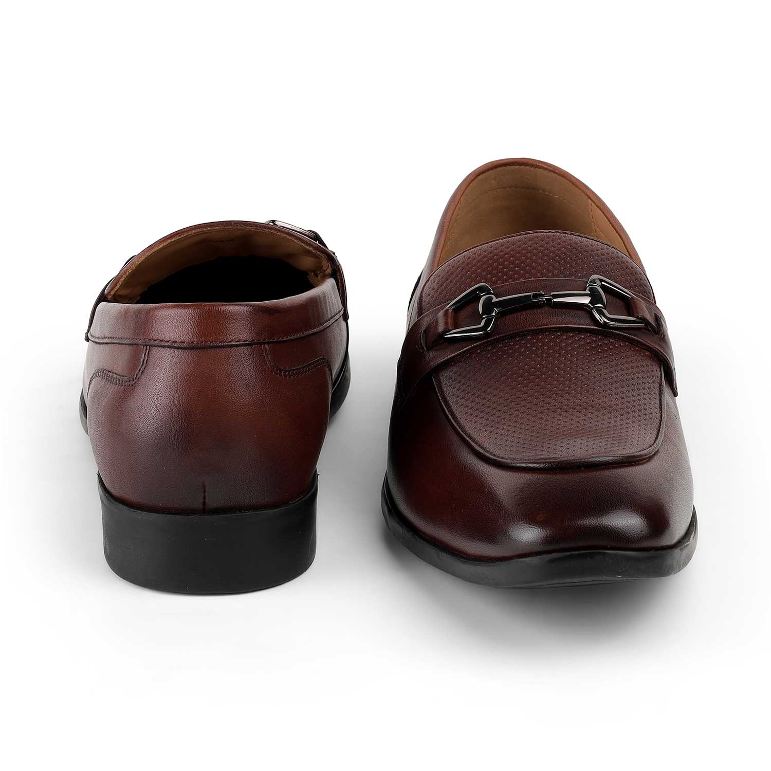 Tresmode Rovan Cognac Men's Leather Loafers