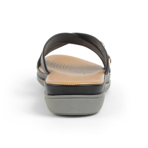 Tresmode Rovo Black Women's Dress Flats