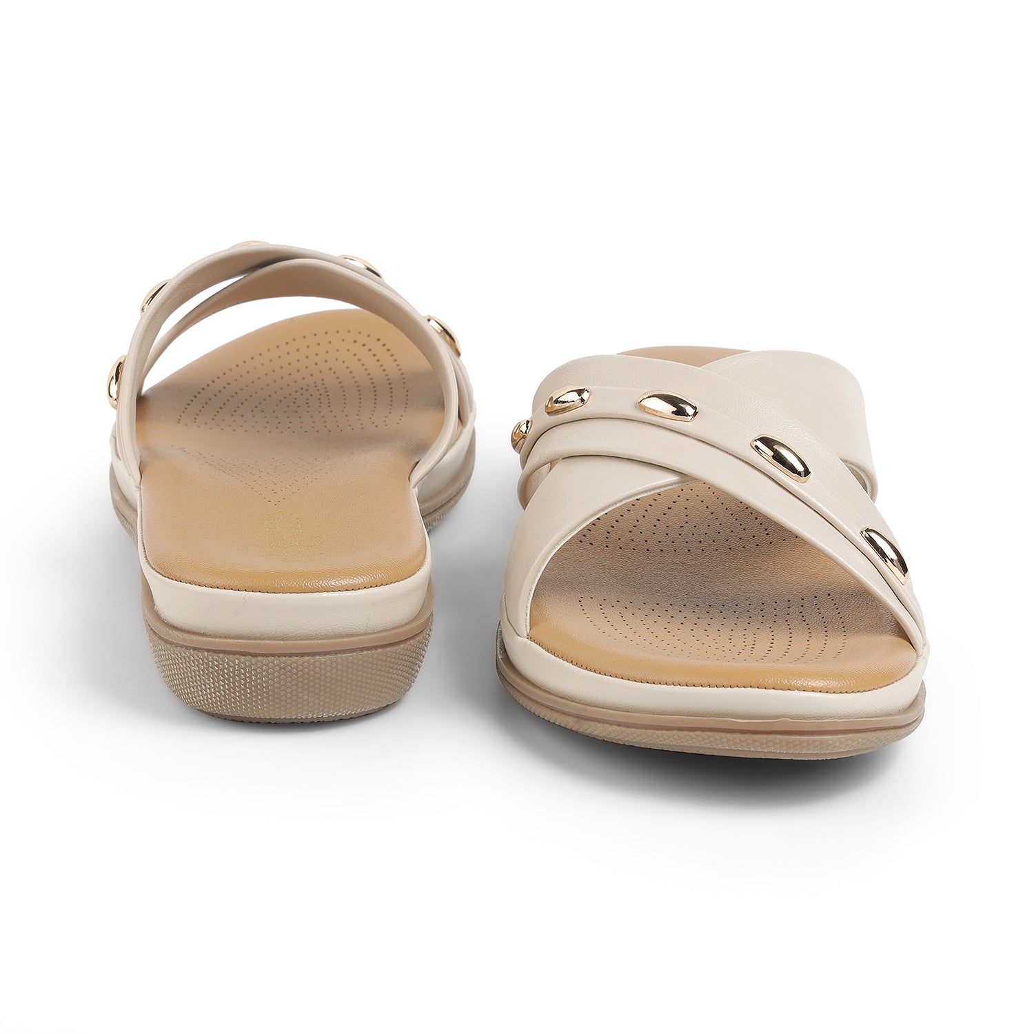 Tresmode Rovo Cream Women's Dress Flats