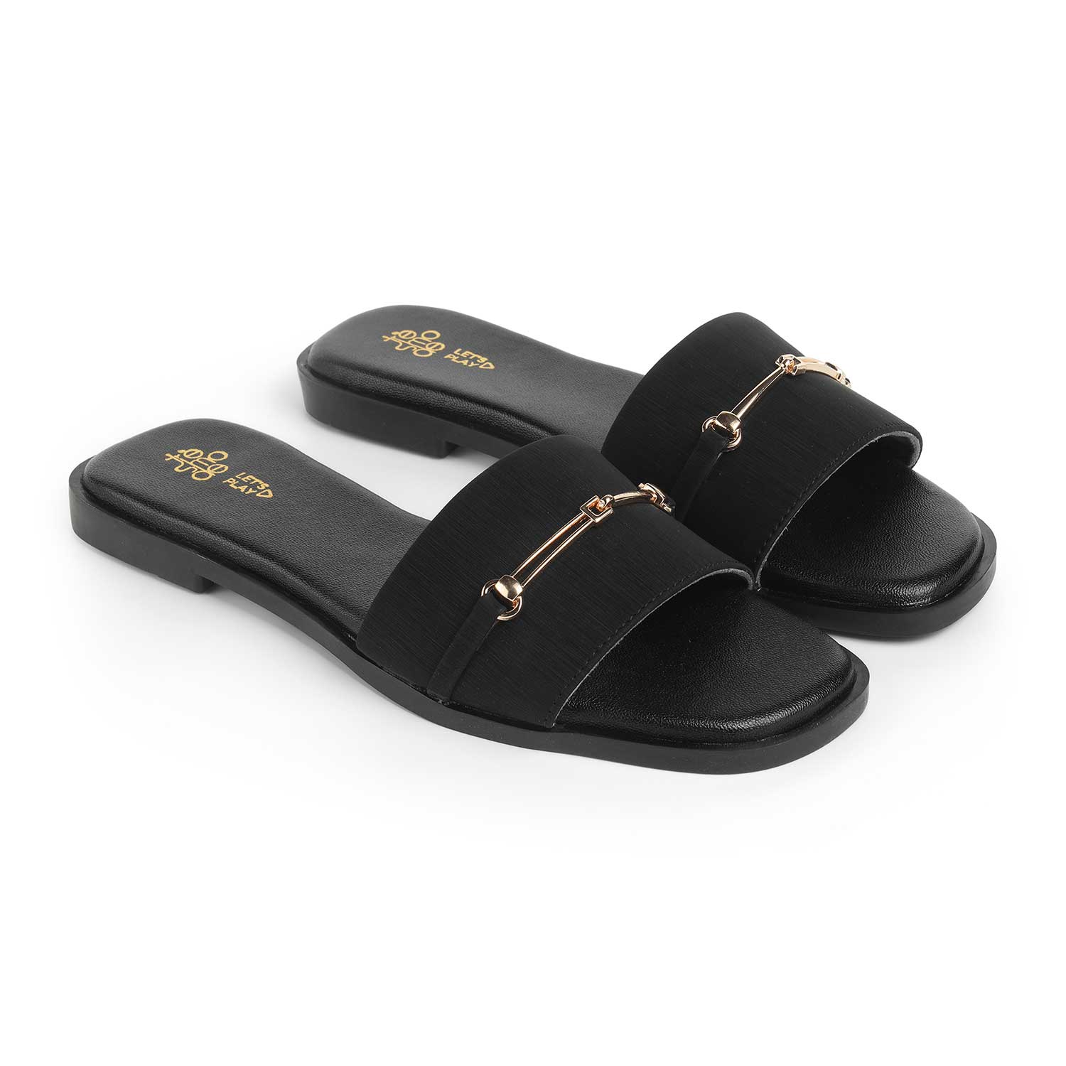 Tresmode Royalty Black Women's Dress Flats