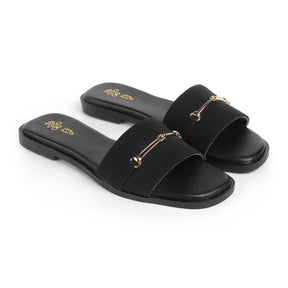 Tresmode Royalty Black Women's Dress Flats