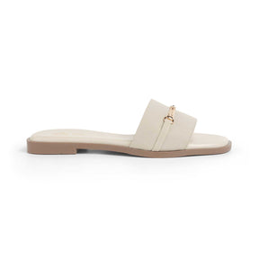 Tresmode Royalty Cream Women's Dress Flats