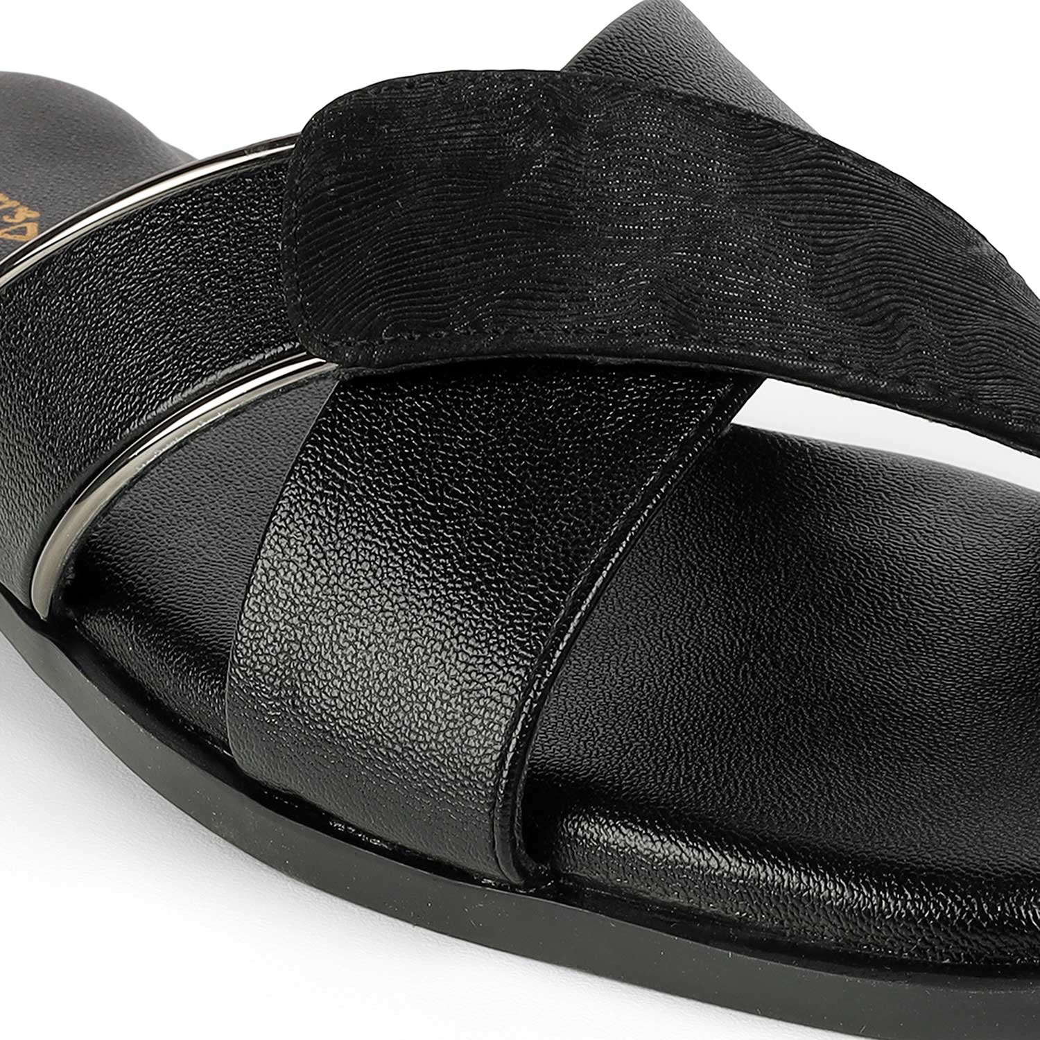 Tresmode Rujo Black Women's Dress Flats