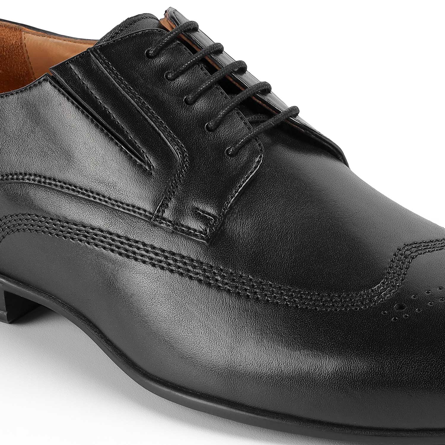 Tresmode Sanderb Black Men's Oxford Lace Ups