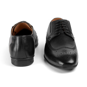 Tresmode Sanderb Black Men's Oxford Lace Ups