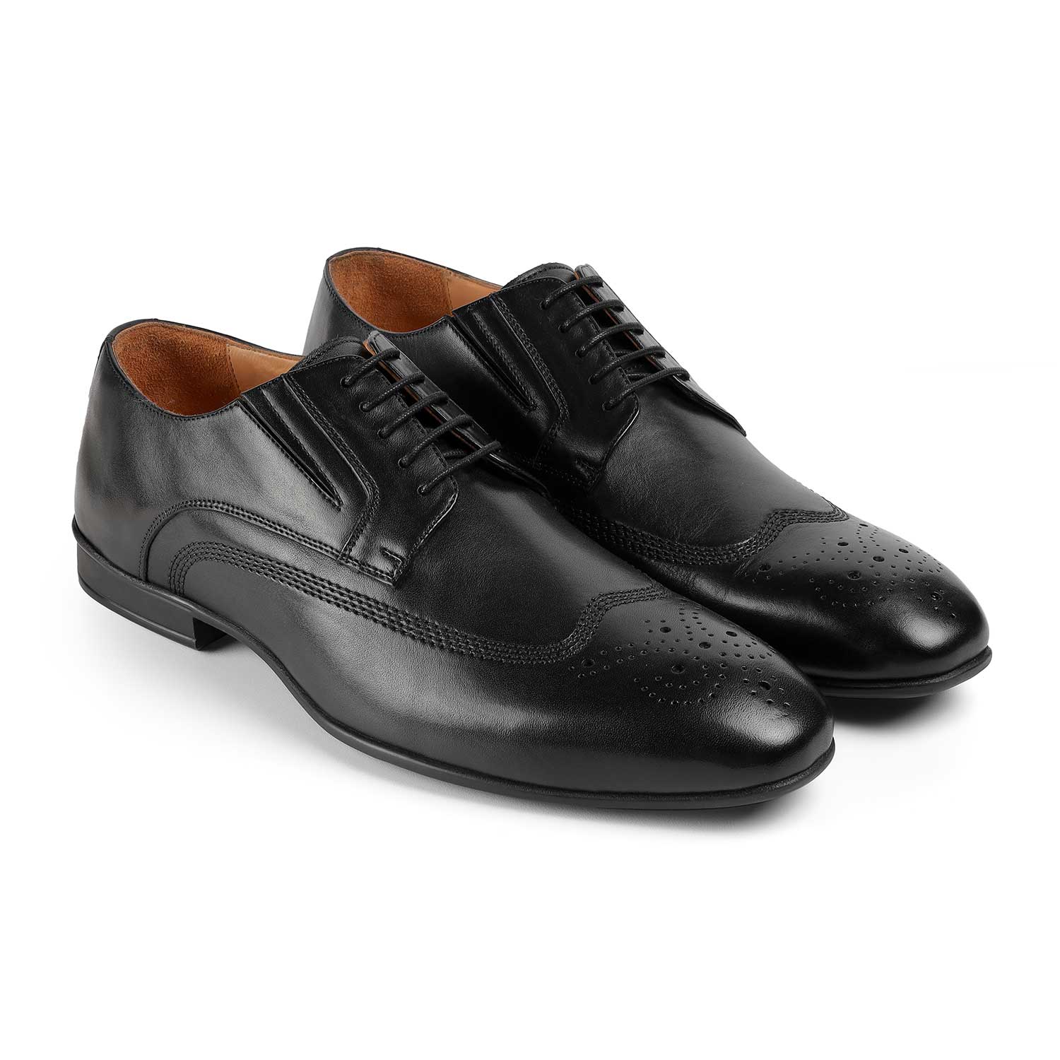 Tresmode Sanderb Black Men's Oxford Lace Ups