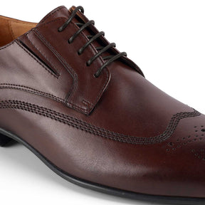 Tresmode Sanderb Brown Men's Oxford Lace Ups