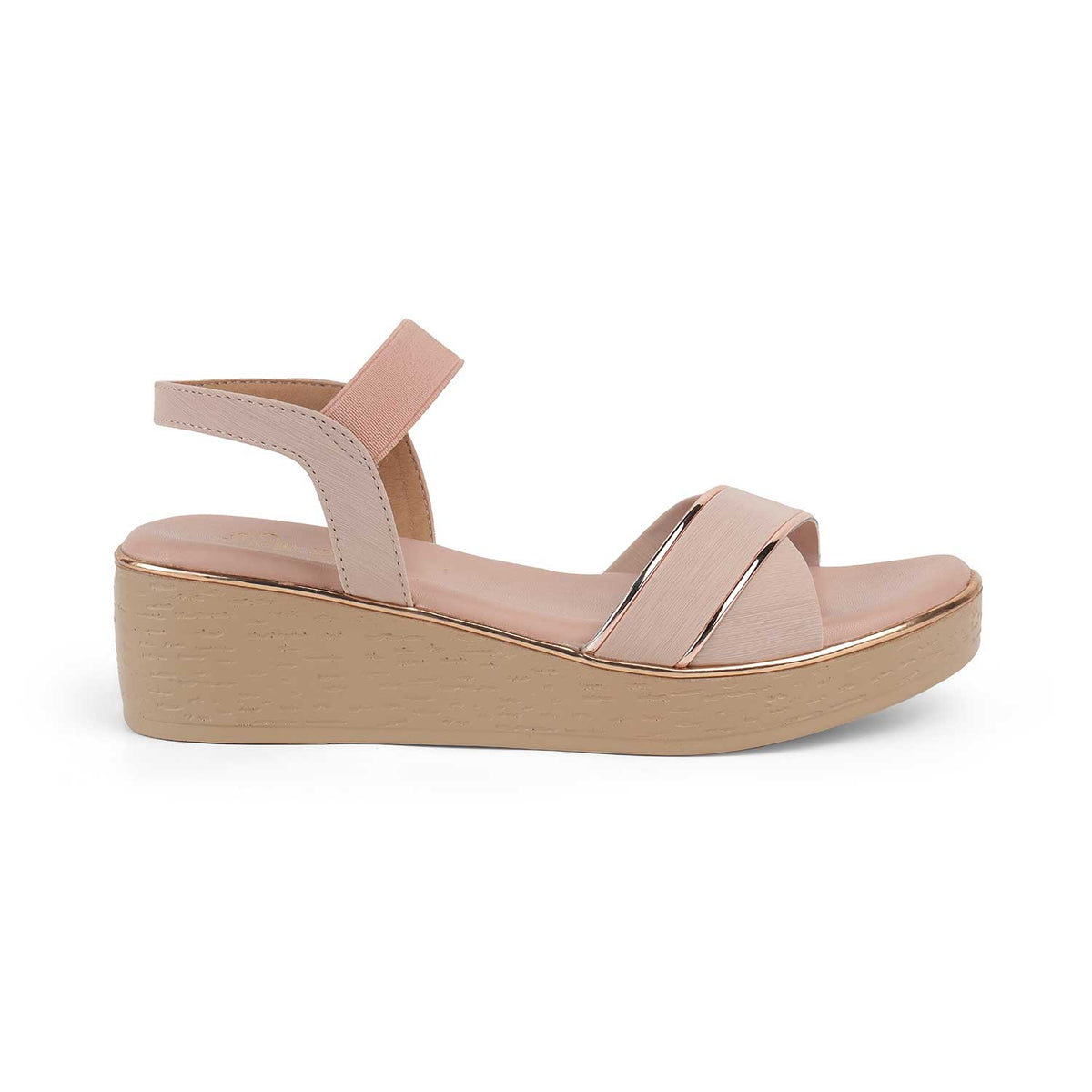 Tresmode Sandro Pink Women's Dress Wedge Sandals