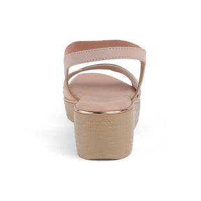 Tresmode Sandro Pink Women's Dress Wedge Sandals