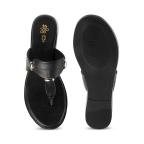 Tresmode Silvia Black Women's Dress Flats
