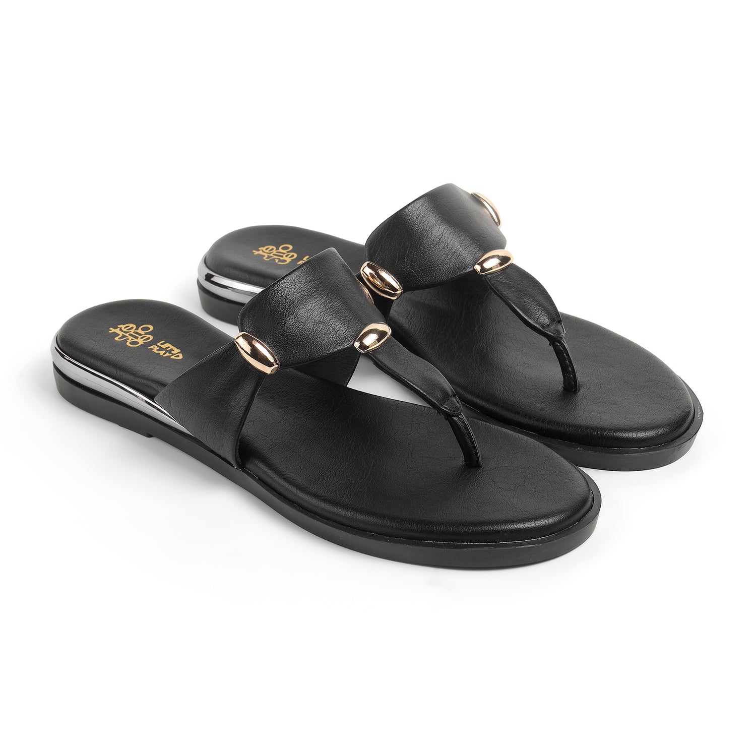 Tresmode Silvia Black Women's Dress Flats