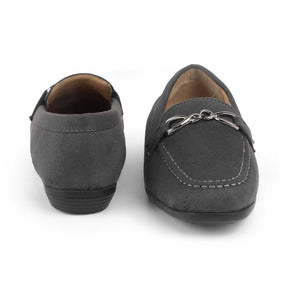 Tresmode Sliuck Grey Women's Dress Loafers
