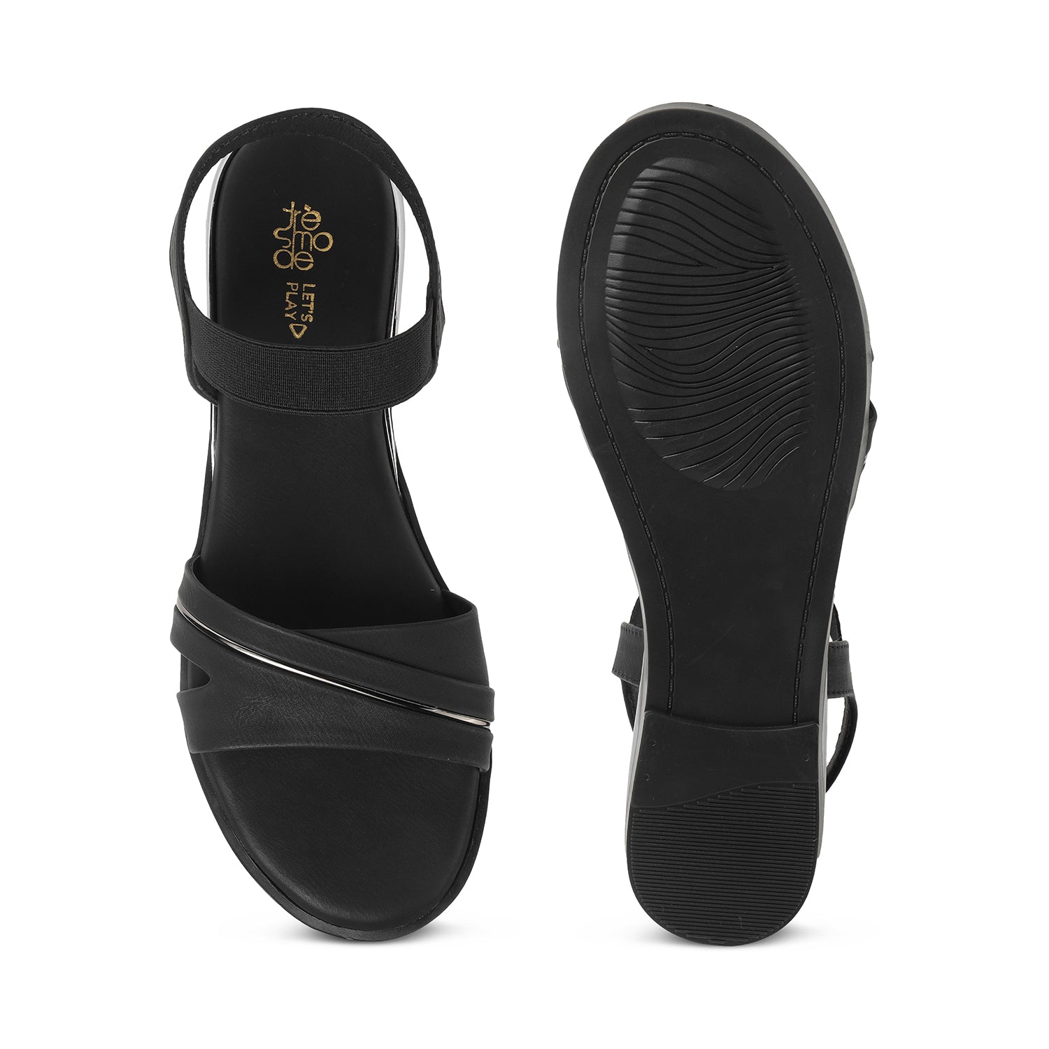 Tresmode Snadel Black Women's Dress Flats