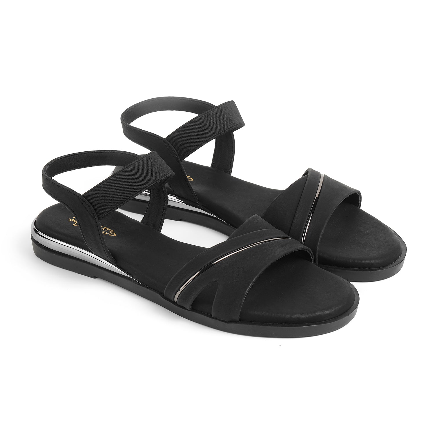 Tresmode Snadel Black Women's Dress Flats