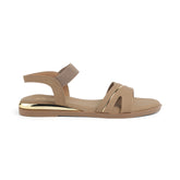 Tresmode Snadel Chikoo Women's Dress Flats