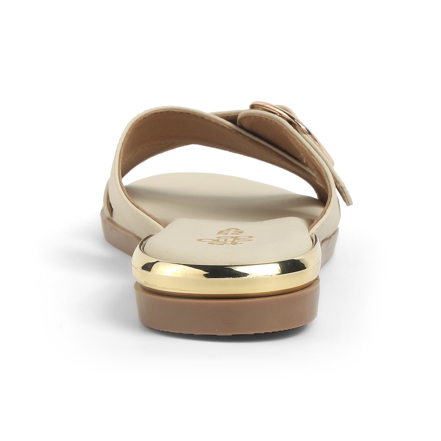 Tresmode Sochen Cream Women's Dress Flats