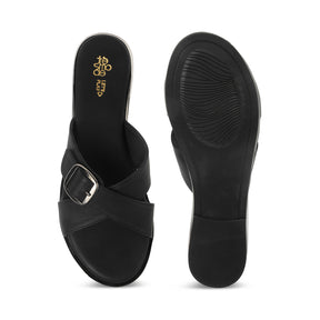 Tresmode Sochen Black Women's Dress Flats