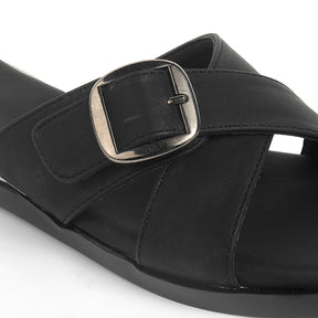 Tresmode Sochen Black Women's Dress Flats