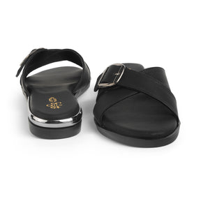 Tresmode Sochen Black Women's Dress Flats