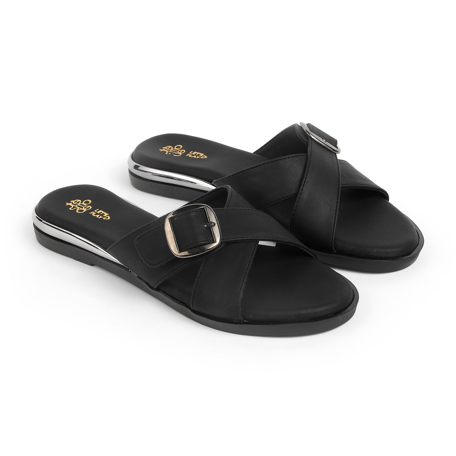 Tresmode Sochen Black Women's Dress Flats