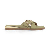 Tresmode Sochen Green Women's Dress Flats