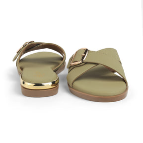Tresmode Sochen Green Women's Dress Flats