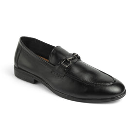 Tresmode Soco Black Men's Leather Loafers