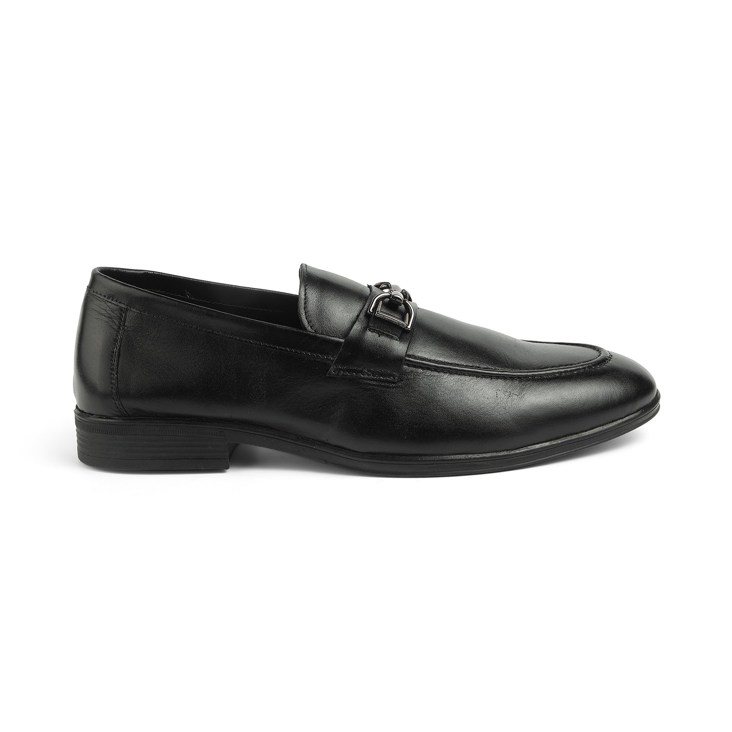 Tresmode Soco Black Men's Leather Loafers