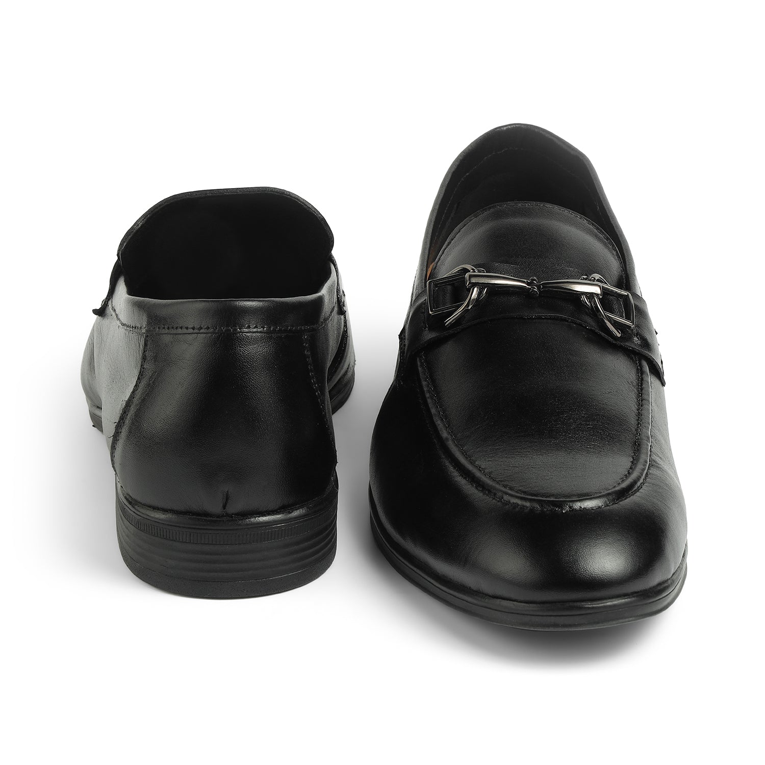 Tresmode Soco Black Men's Leather Loafers