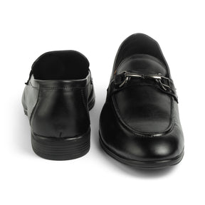 Tresmode Soco Black Men's Leather Loafers