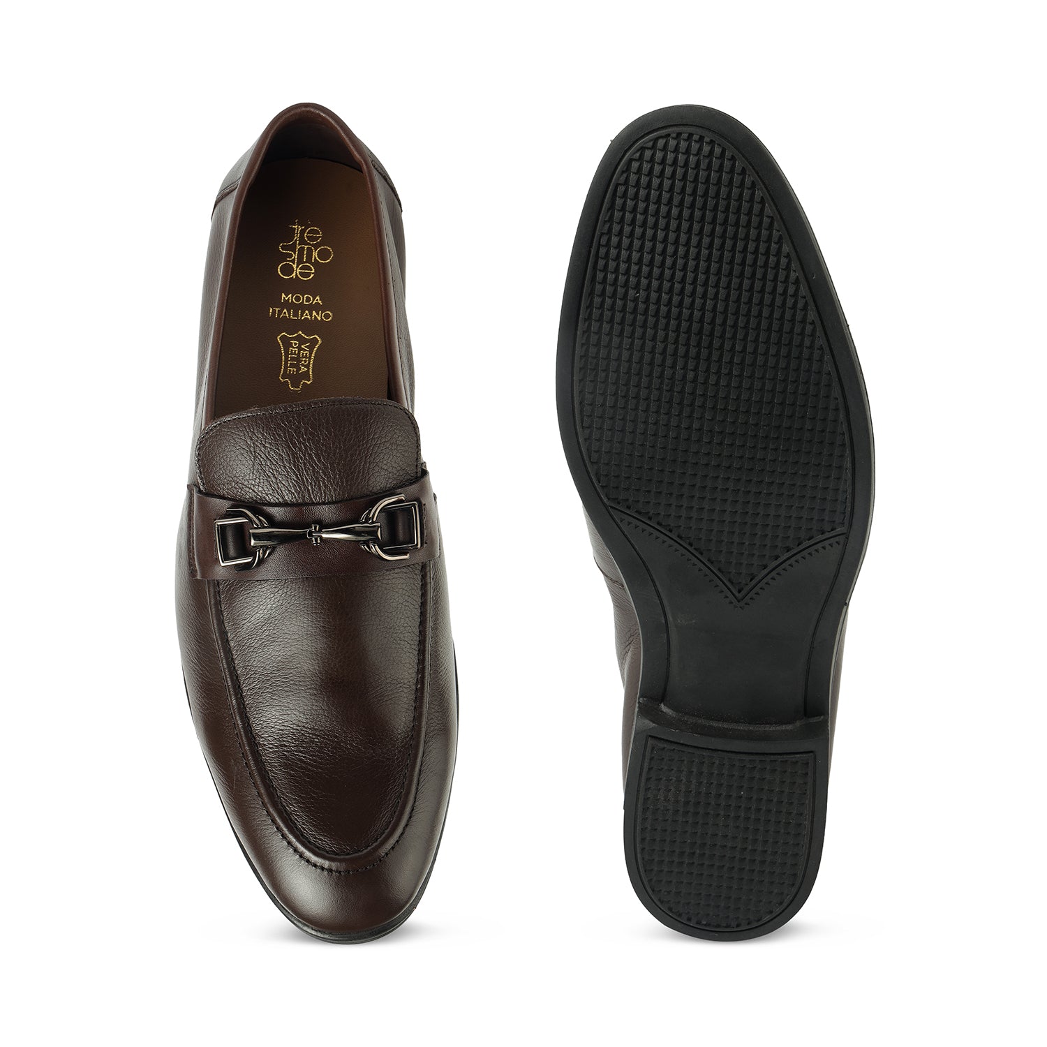 Tresmode Soco Brown Men's Leather Loafers