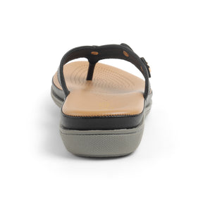 Tresmode Stu Black Women's Casual Platform Flats