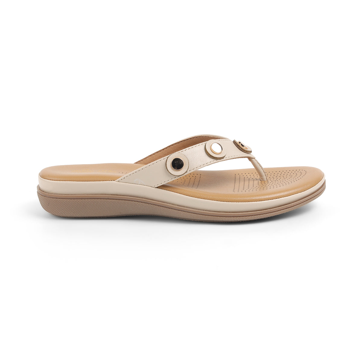 Tresmode Stu Cream Women's Casual Platform Flats