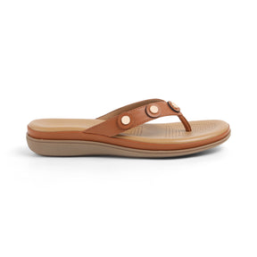 Tresmode Stu Tan Women's Casual Platform Flats