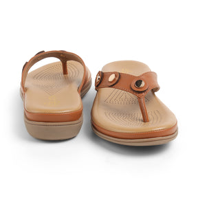 Tresmode Stu Tan Women's Casual Platform Flats